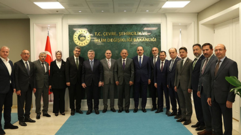 Konya Protokolü Bakan Özhaseki’yi Ziyaret Etti