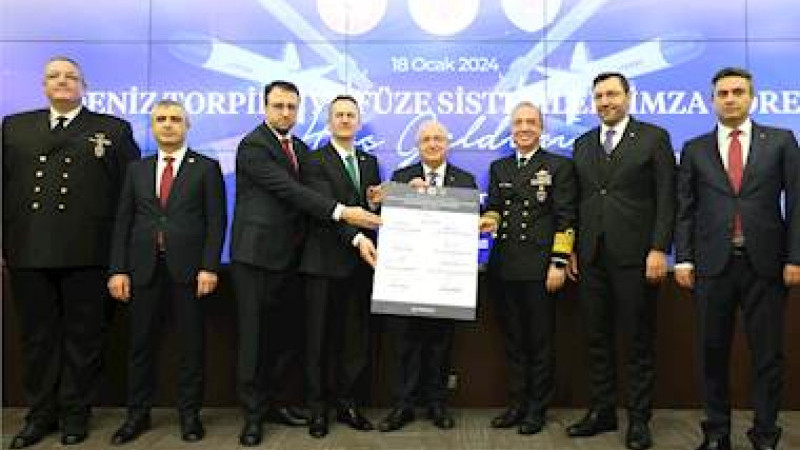  Deniz Kuvvetlerimizin Gücüne Güç Katacak Olan “Deniz Torpido ve Füze Sistemleri İmza Töreni” Gerçek