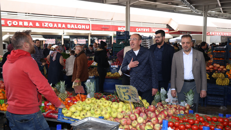 BAŞKAN KAVUŞ; “BİZ HİZMET YOLUNU MİLLETİMİZLE BİRLİKTE YÜRÜYORUZ