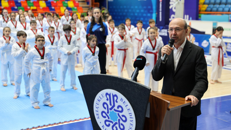 SPORUN MERKEZİ SELÇUKLU’DA  KUŞAK SINAVI HEYACANI YAŞANDI