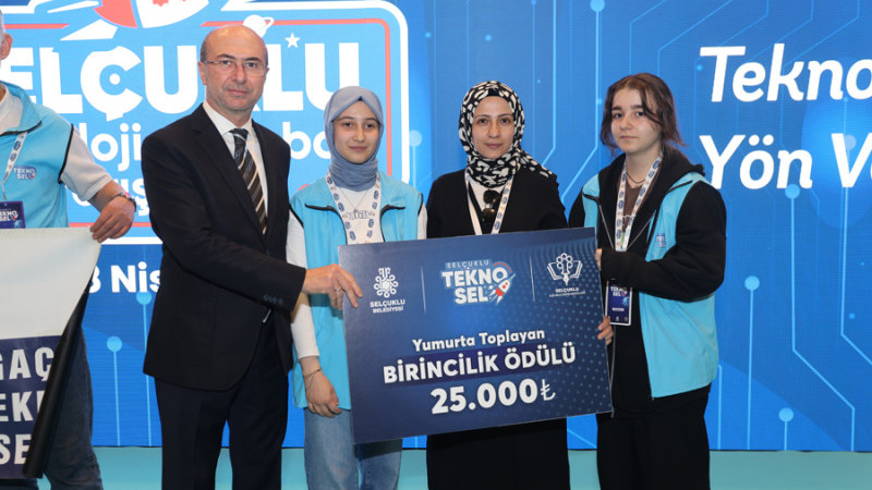 GELECEĞİN TEKNOLOJİ LİDERLERİ TEKNO-SEL’DE ÖDÜLLERİNİ ALDI