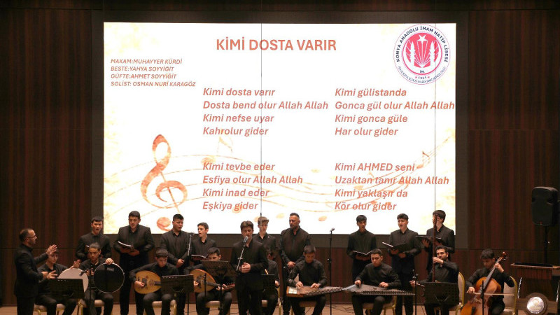TÜRK TASAVVUF MÜZİĞİ KONSERİ GERÇEKLEŞTİRİLDİ