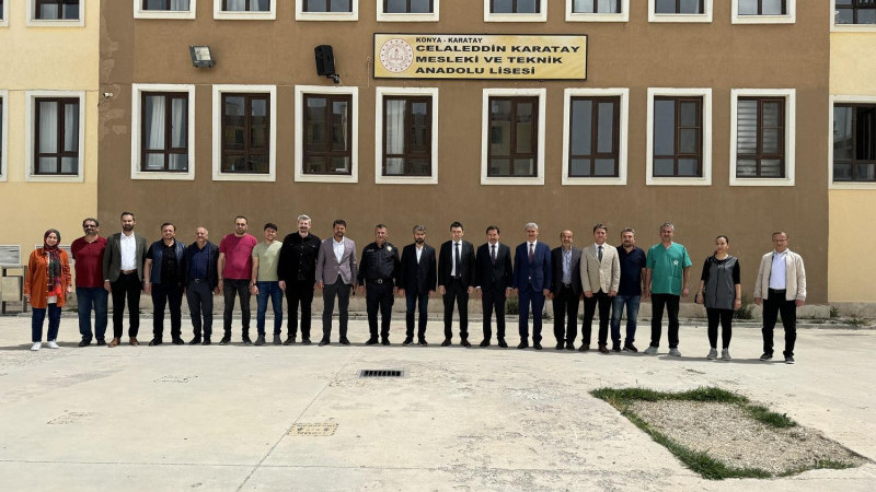 BAŞKAN HASAN KILCA VE KAYMAKAM CENGİZ AYHAN’DAN OKUL ZİYARETLERİ