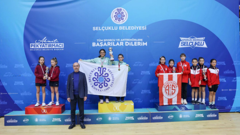 Sporun Merkezi Selçuklu Masa Tenisi Müsabakalarına Ev Sahipliği Yaptı
