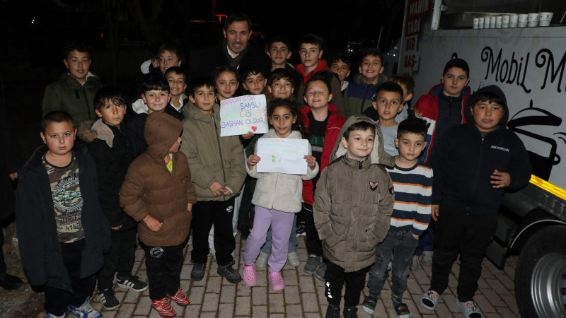 ÇOCUKLARDAN BAŞKAN KILCA’YA SÜRPRİZ