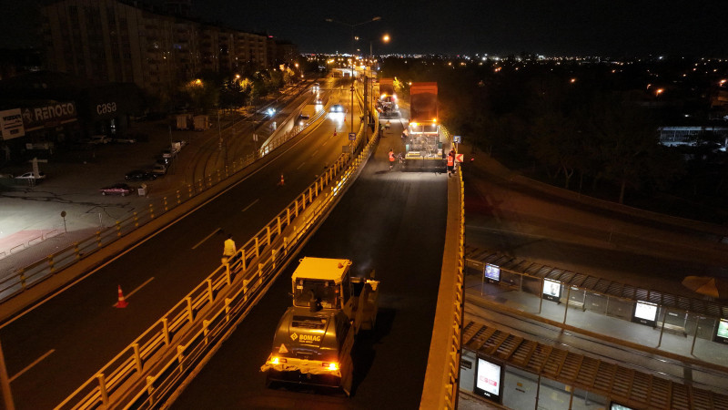  ASFALT YENİLEME ÇALIŞMALARI TAMAMLANDI