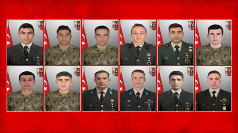 MSB acı haberi duyurdu! Metan gazı zehirlenmesinden acı haber: 12 şehit | Başkan Erdoğan ve kabinede