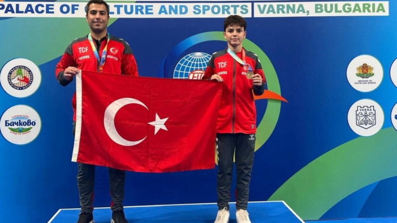 Bulgaristan'dan Altın Madalya'yla döndü! Burak Demirci Karartay'a ve Türkiye'ye uluslararası arenada