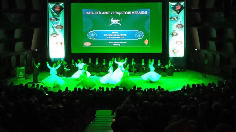 Konya Büyükşehir'den Fransa'da Sema Mukabelesi