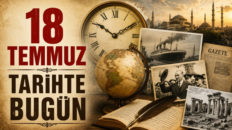 18 Temmuz Tarihte Bugün: Dünya, Türkiye ve İslam Tarihi